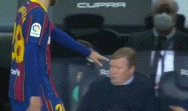 完美电竞赛事平台-科曼：我对明格萨反应夸张 梅西未来取决于他自己